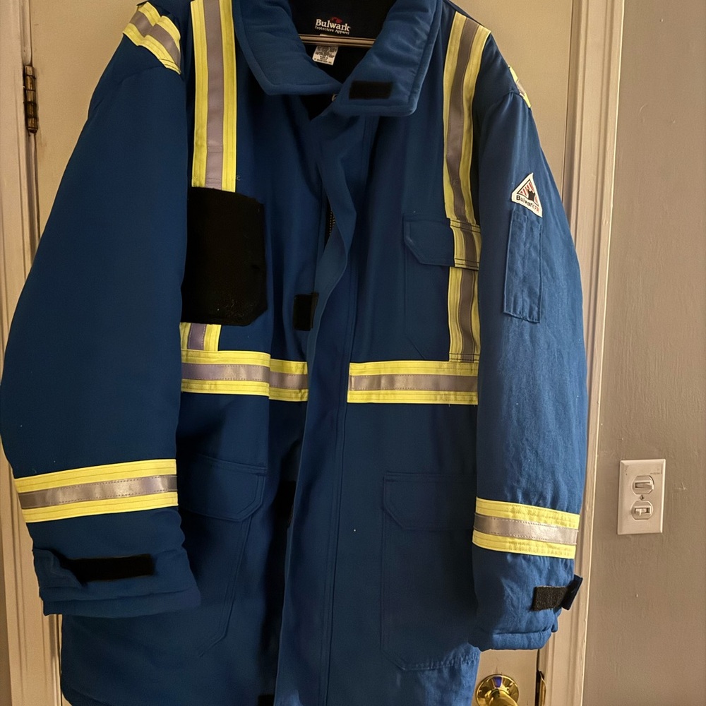 Blue Reflective Men's Jacket